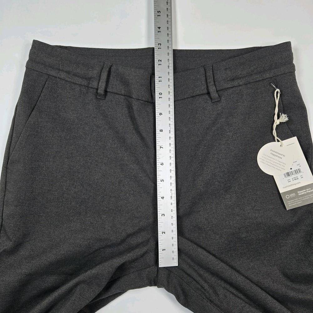 Vuori Mens Zurich Elastic Waist Trouser Dark Pewter Heather Pants Medium M V481 - Picture 9 of 9